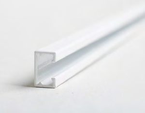 1-soros 6mm Aluprofil, fehér, több méretben