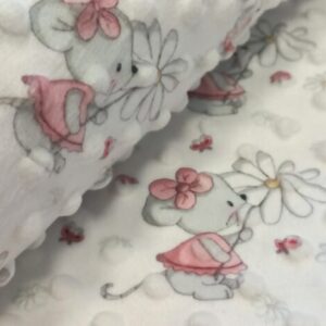 Mintás minky egérke