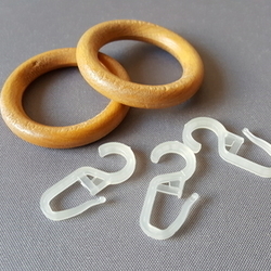 28mm FILIGRANO Karika+ráncszedő,vil-tölgy,10db/cs