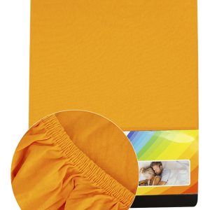 Narancssárga Pamut gumis lepedő