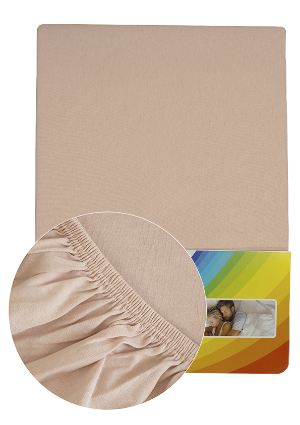 Mályva színű Pamut gumis lepedő