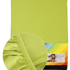 Lime színű Pamut gumis lepedő
