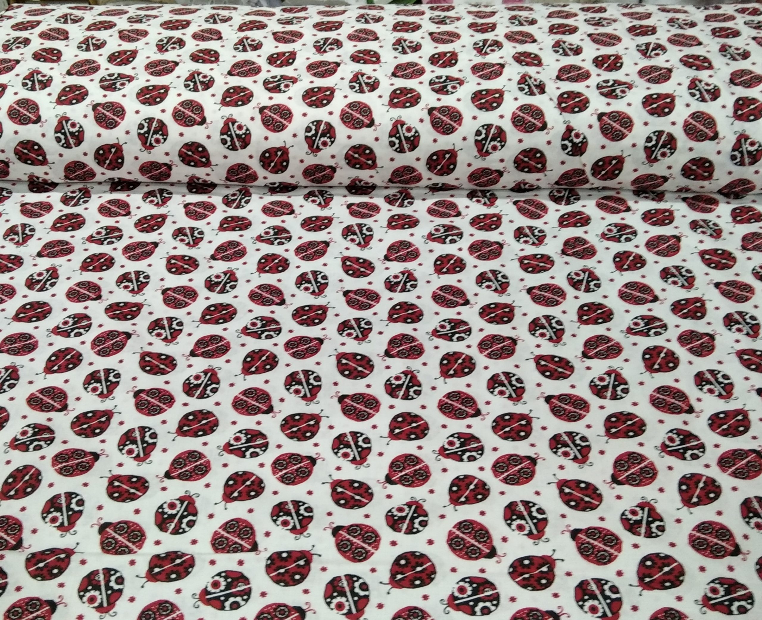 Katica mintás pamutvászon