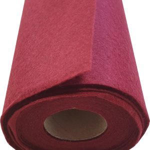 Bordó dekorfilc 48 cm széles