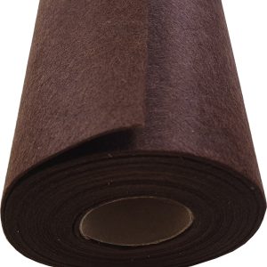 Sötétbarna dekorfilc 48 cm széles