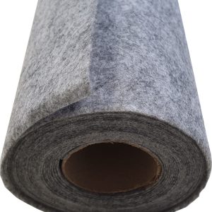 Hamvasszürke dekorfilc 48 cm széles