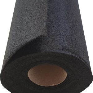 Fekete dekorfilc 48 cm széles