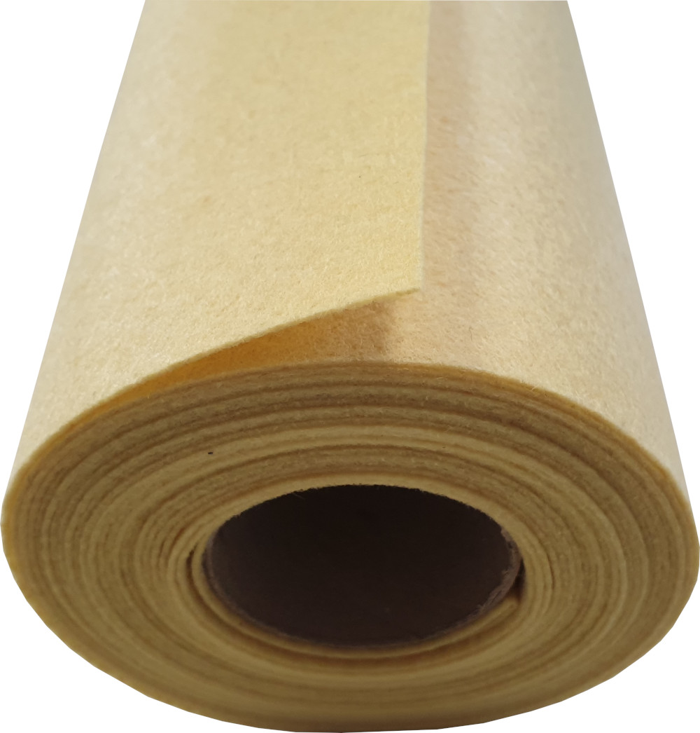 Bézs dekorfilc 48 cm széles