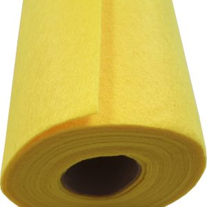 Citromsárga dekorfilc 48 cm széles