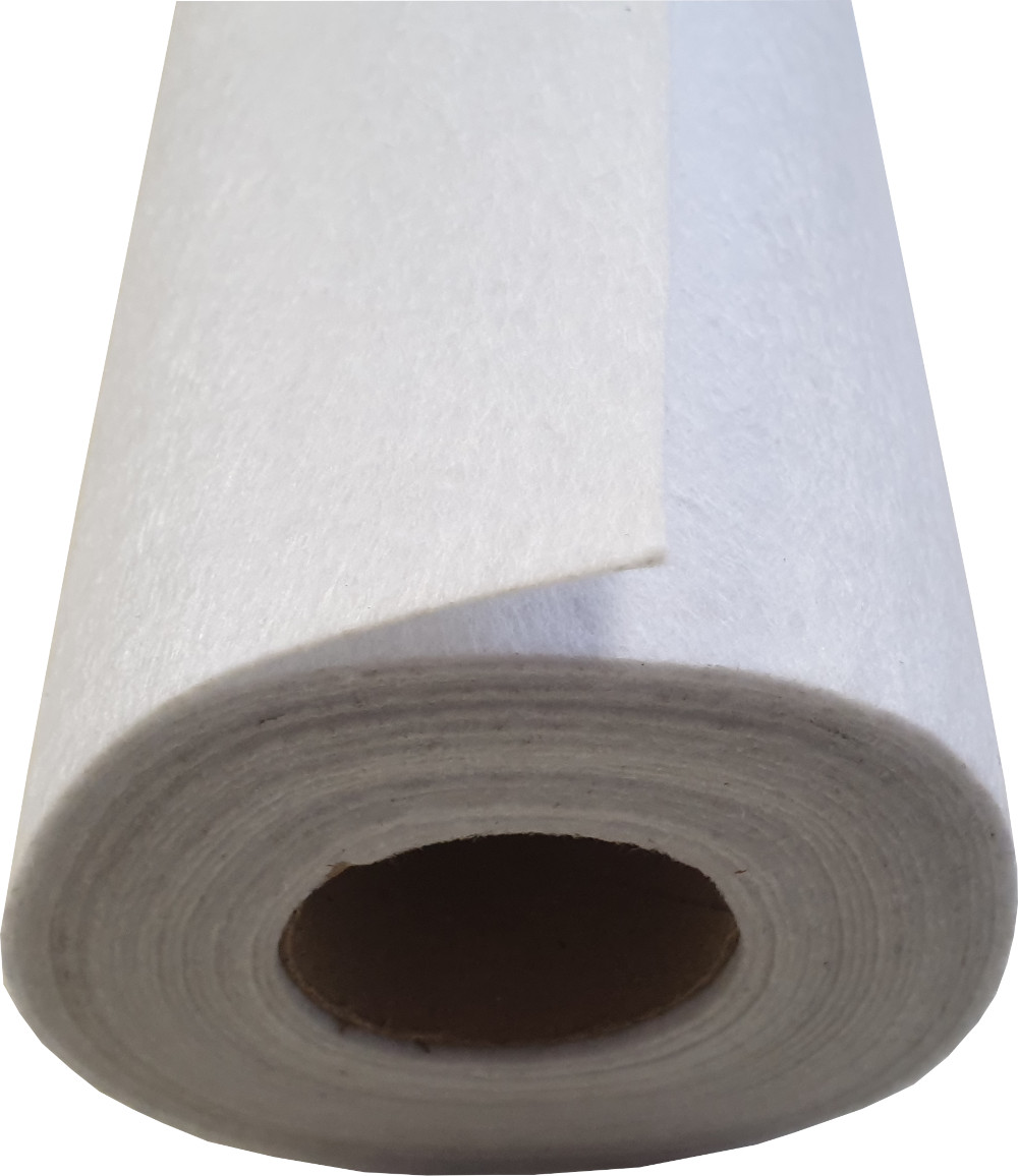 Fehér dekorfilc 48 cm széles