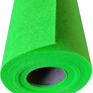 Neonzöld dekorfilc 48 cm széles
