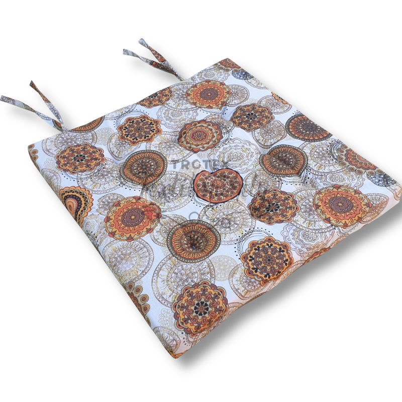 Mandalamintás ülőpárna Pamut huzattal