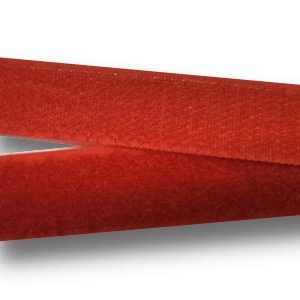 Piros varrható tépőzár 20mm, párban