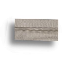 Bézs színű cipzár 3mm / 5mm