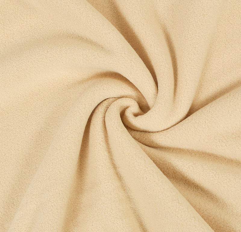 Bézs színű polár 150 cm széles