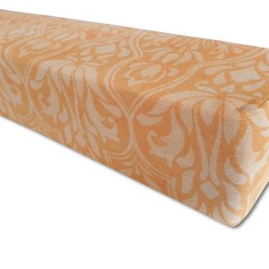 Sárga tapéta mintás huzatfogó ablakpárna