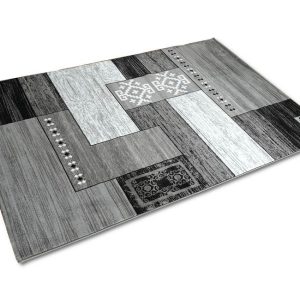 Nomád mintás szürke szőnyeg