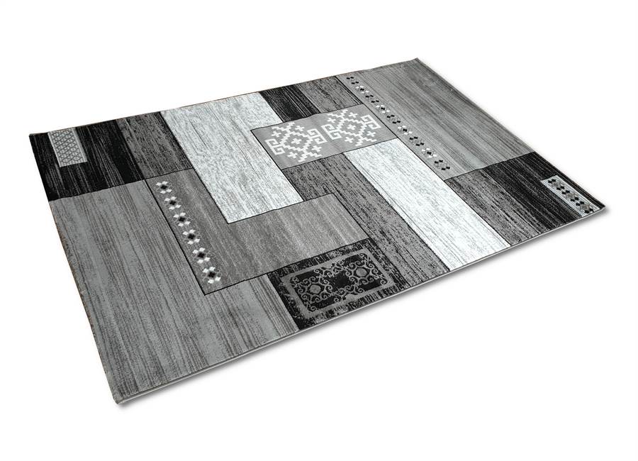 Nomád mintás szürke szőnyeg