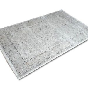 Vintage mintázatú krém színű szőnyeg