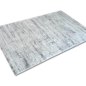 Cirkás mintázatú krém színű szőnyeg