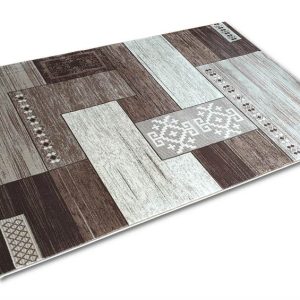 Nomád mintás barna szőnyeg