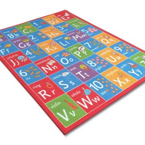 Angol abc-s tanuló gyerekszőnyeg - több méretben