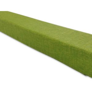 Világoszöld színű huzatfogó ablakpárna