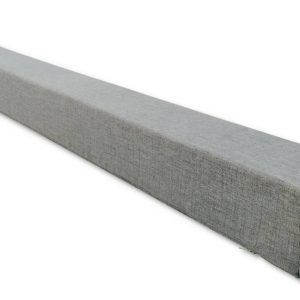 Világos szürke színű huzatfogó ablakpárna