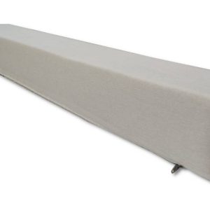 Fehér színű huzatfogó ablakpárna