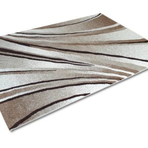 Modern mintás bézs színű szőnyeg