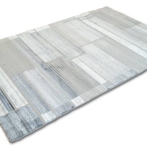 Kocka mintás szürke színű szőnyeg