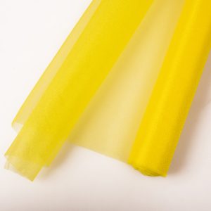 Citromsárga dekor organza 47 cm széles, 10 méter