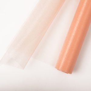 Barack színű dekor organza 47 cm széles, 10 méter