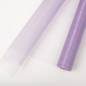 Levendula lila dekor organza 47 cm széles, 10 méter