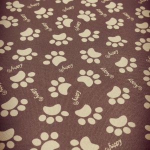 Barna, mancs mintás Vízhatlan gyöngyvászon