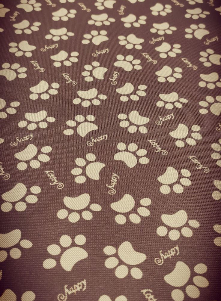 Barna, mancs mintás Vízhatlan gyöngyvászon