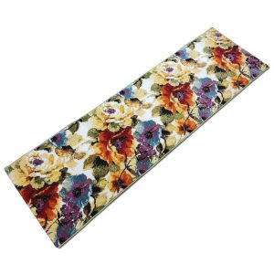 Virág mintás futószőnyeg 60x200 cm