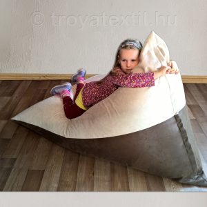 Babzsákfotel Bőrhatású bútorszövetből