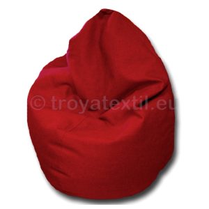 Babzsákfotel - textil M/L/XL - piros