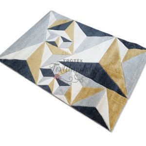 Kék-sárga színű Modern mintás szőnyeg