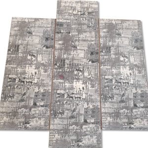 Vintage mintás szürke 3 részes szőnyeg szett