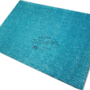 Türkizkék egyszínű szőnyeg - 200x290 cm