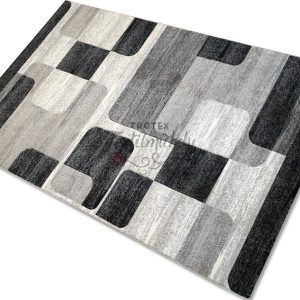 Szürke kockás szőnyeg