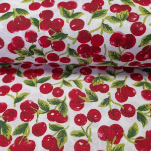 Meggy mintás  pamutvászon