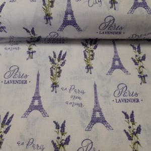 Levendulamintás pamutvászon