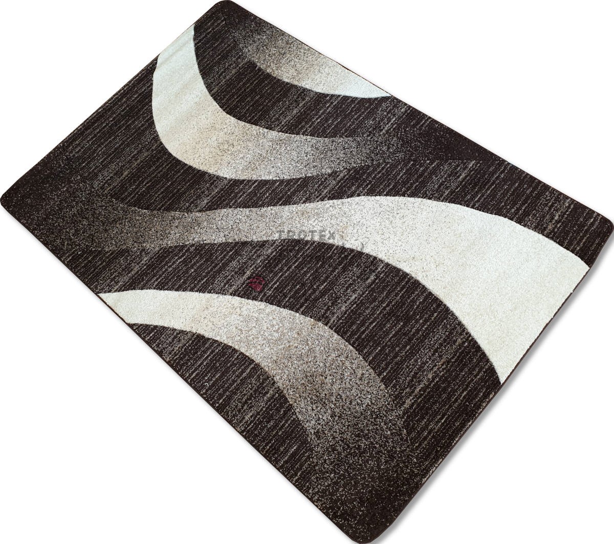 Hullám mintás Sötétbarna szőnyeg