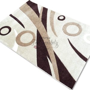 Modern mintás bézs színű szőnyeg