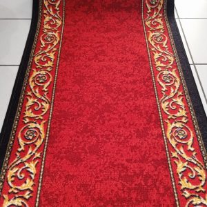 Leudal bordó futószőnyeg - 80 cm széles