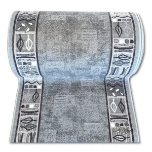 Harlingen világos szürke futószőnyeg - 100 cm széles