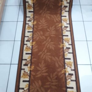 Deventer barna futószőnyeg - 100 cm széles